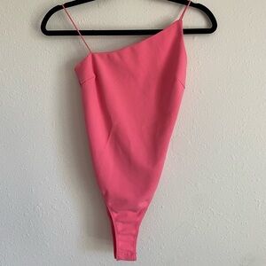 Size 4 bright pink Princess Poly body suit